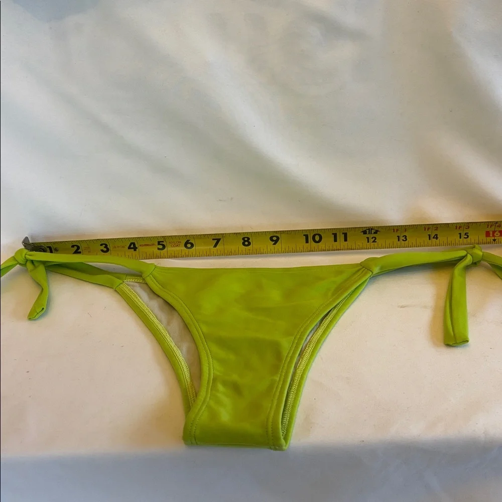VINTAGE 1980’s BRAZILIAN STRING TIE THONG MULTICOLOR BIKINI SET - G/L - Picture 6 of 12
